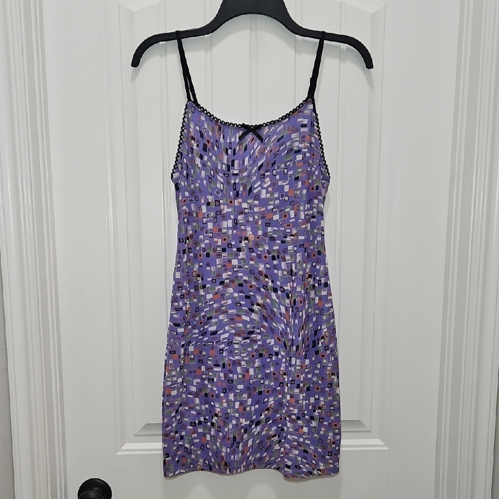 Urban Outfitters Renewal Lined Mesh Slip Dress